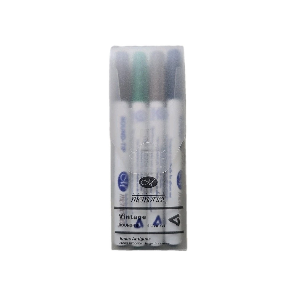 Creative Memories Round Tip Pens 4pk, Vintage