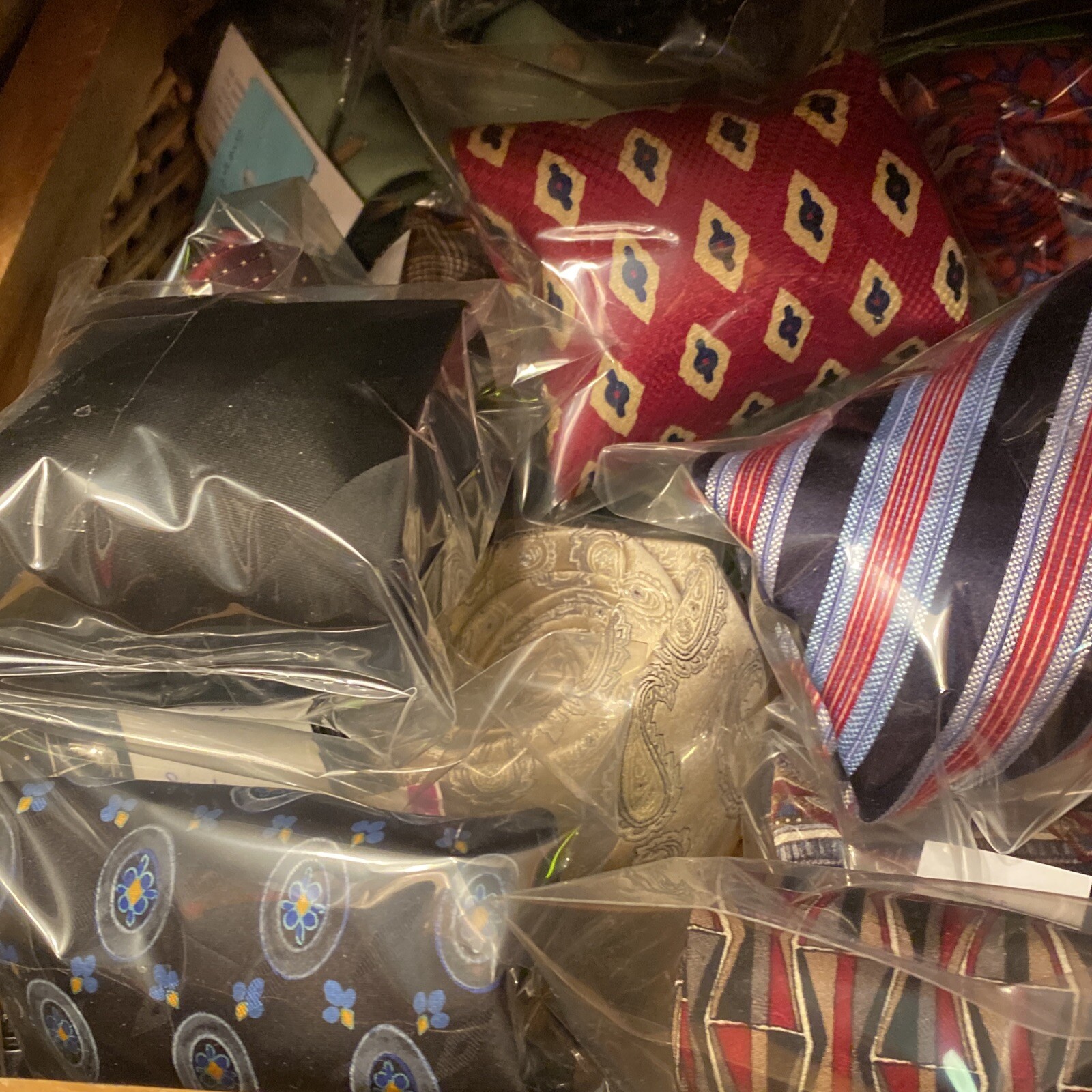 10 Ties RANDOM - Neck Tie Men's - LOT OF 10 Mystery Striped Plaid Solid Classic