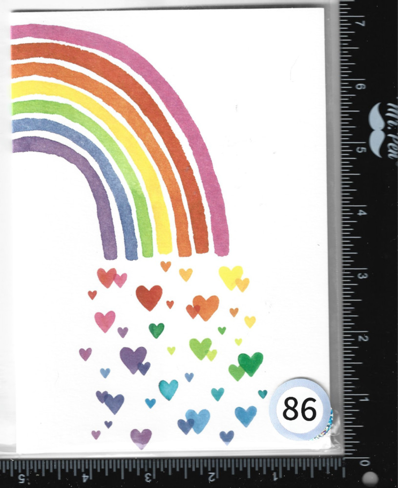 (  E ) 1 blank   premium   Card with   Envelope