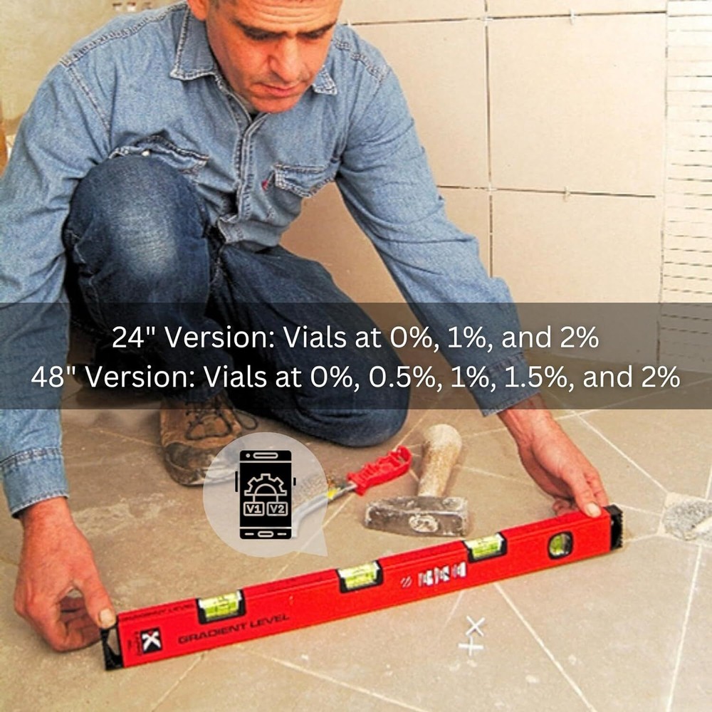 - Nivel De Caja De Gradiente 105 Topgrade - Con Mediciones De Pendiente - Ca...