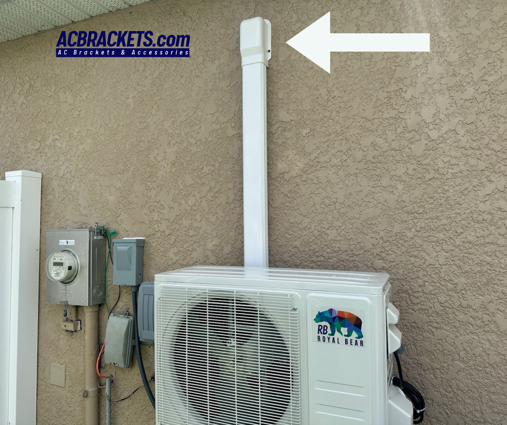 Air Conditioner LINE COVER HEAD 4 inches width