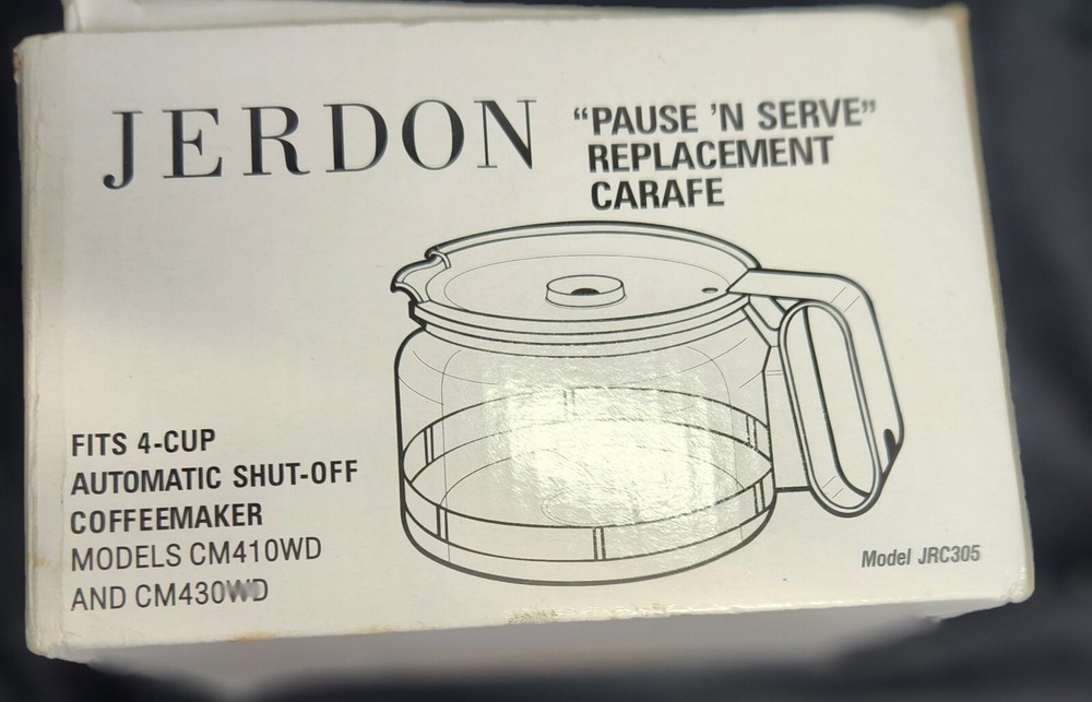 Pause 'n Serve Replacement Carafe fits 4-cup- Jerdon