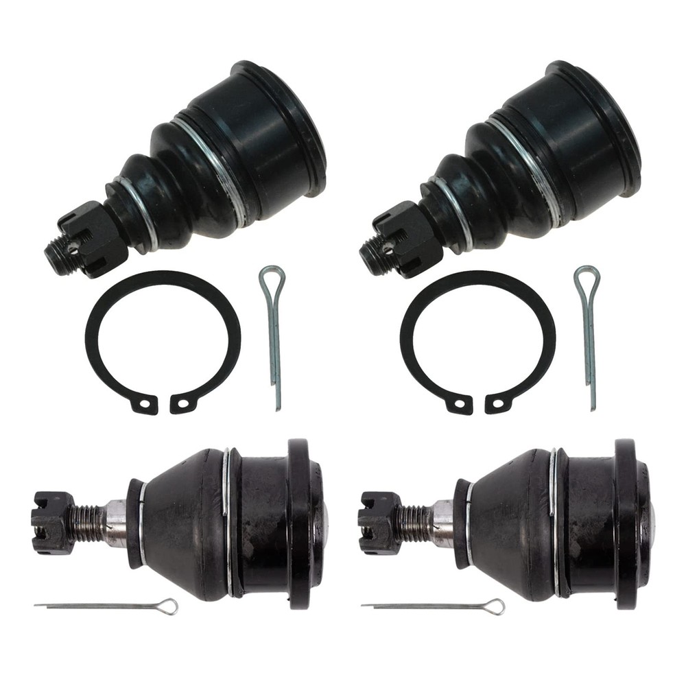 TRQ Front Upper and Lower Ball Joint Set Driver and Passenger Side Compatible...