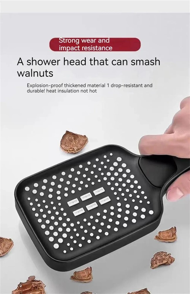 Adjustable Shower Head 3-mode High Pressure Rainfall – Water Saving Design