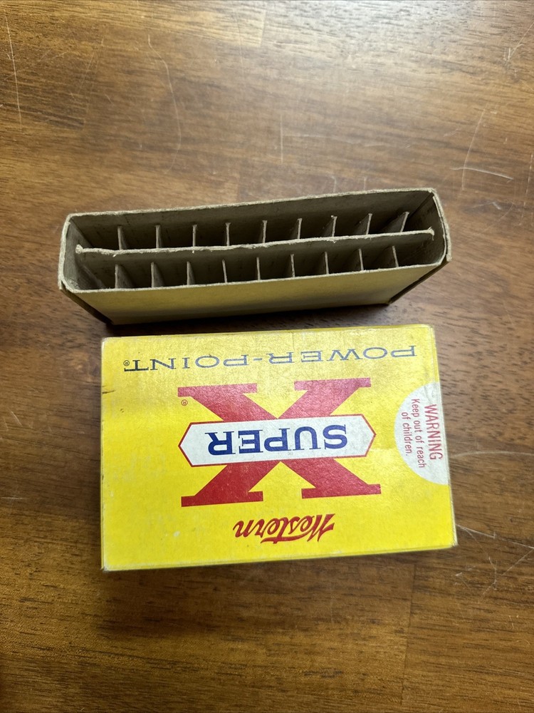 Western Super X Power Point 30-06 Springfield 150 Gr Empty Ammo Box With Insert