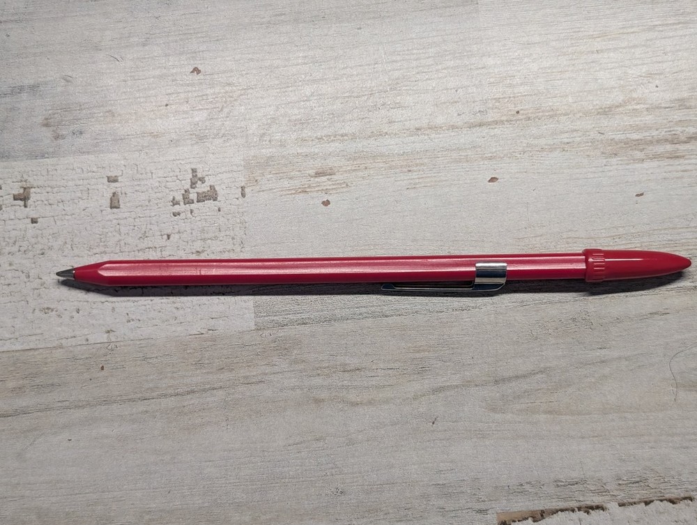 DATAMATE Executive Ballpoint Pen Red Deluxe Medium U.S.A. *DOES NOT WRITE*