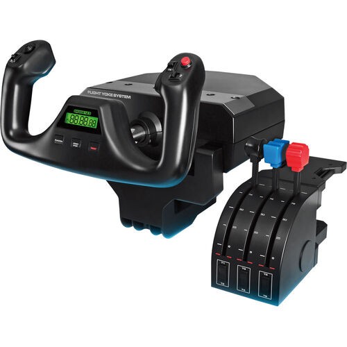Logitech Wired USB Flight Yoke System - For PC/Mac 945-000023
