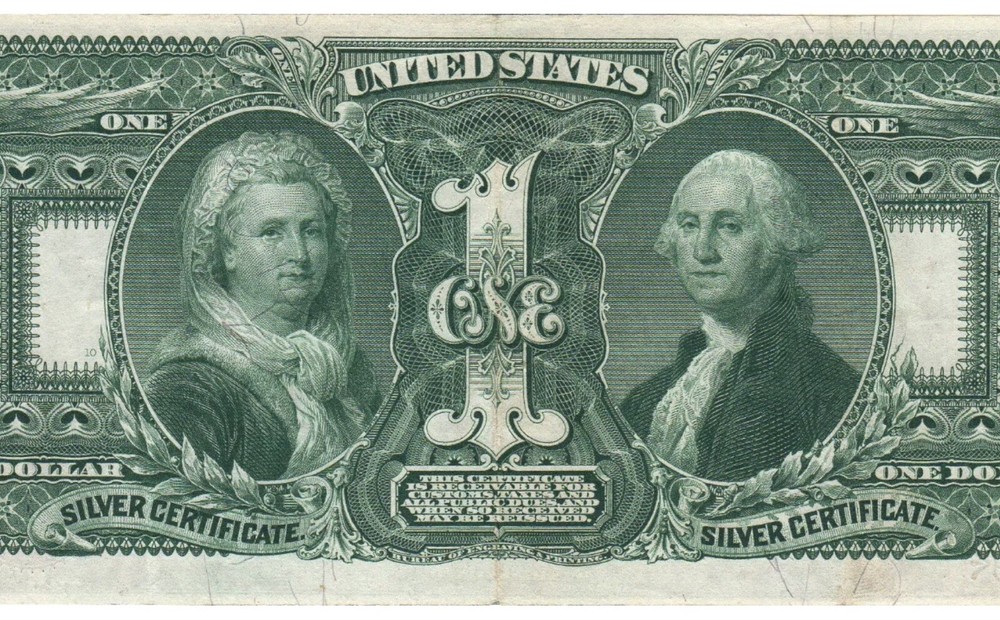 1896 $1 🇺🇸 Wonderful (( EDUCATIONAL NOTE )) Silver Certificate , Sharp Eye VF+