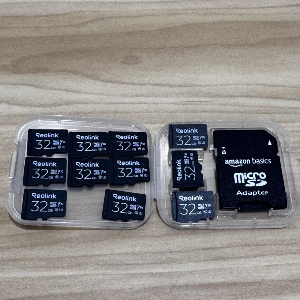 11 Class 10 Micro SD HC Memory Card Reolink Security Camera 32GB Micro SD Adapt