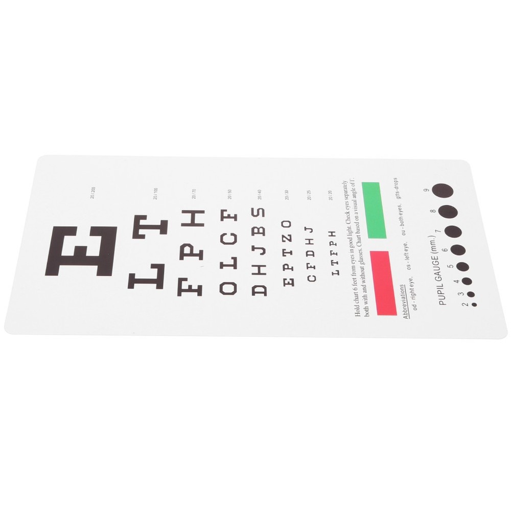 Vision Test Chart for School Screening Device Optometry Equipment Poster