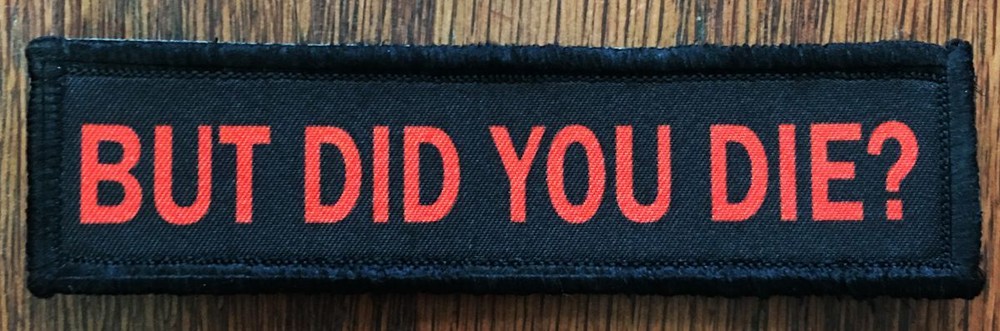 Bill Murray Stripes Morale Patch Tactical ARMY Funny Military
