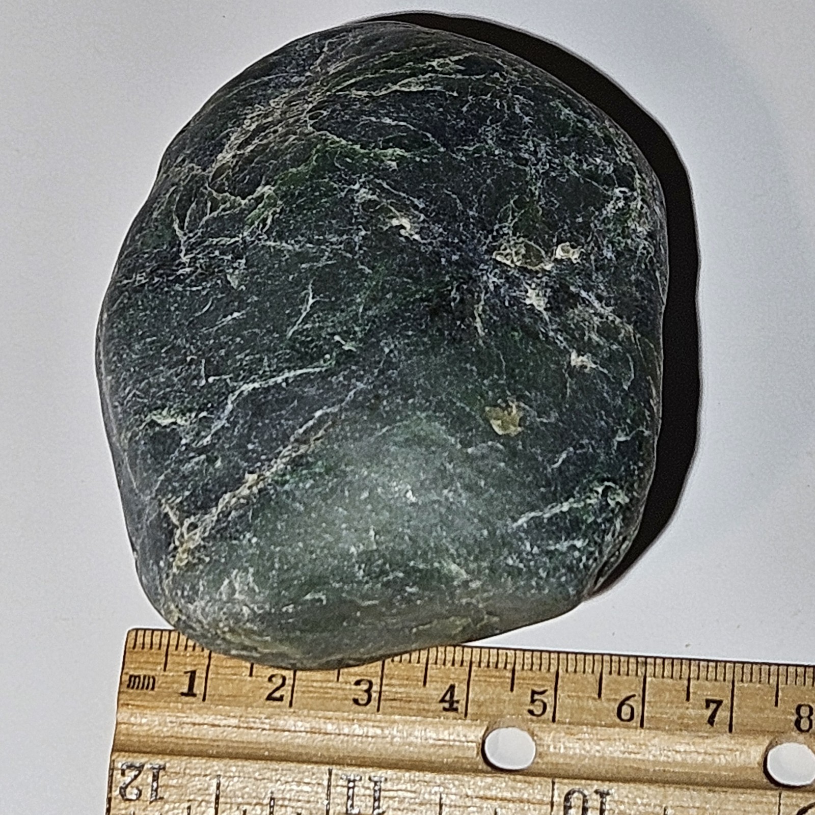 Nephrite Transluscent Jade Rough Jade Cove Willow Creek California 329 Grams