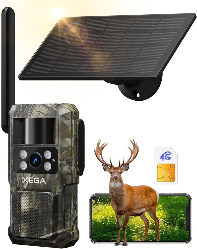 Advanced 4G Trail Camera with No Glow Night Vision & Flexible Storage