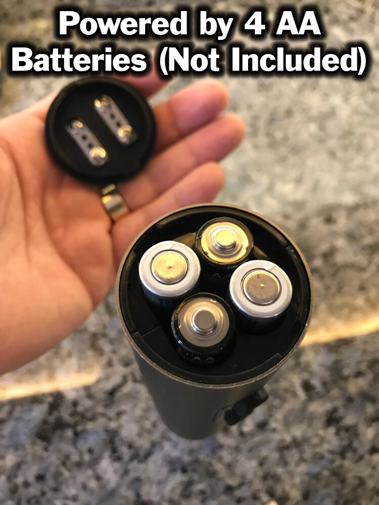 Electric Wine Bottle Opener, Automatic Corkscrew with Foil Remover (Silver)