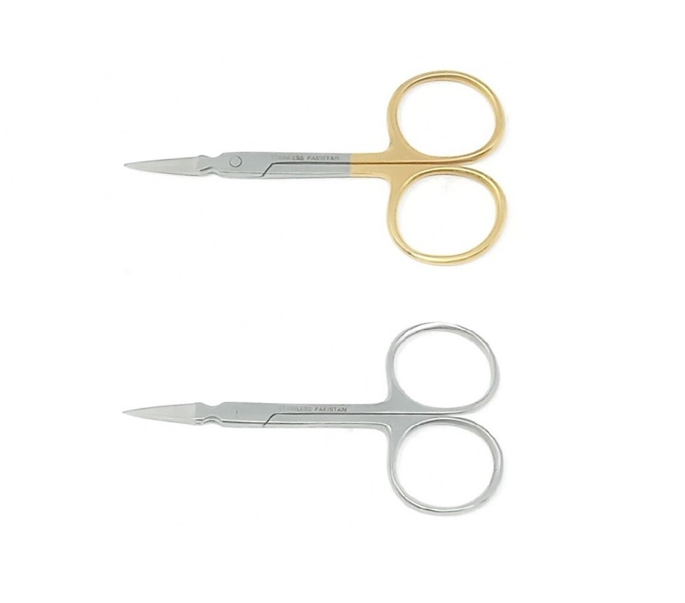 Small Precision Embroidery Scissors  Stainless Steel Arrow-Style Sharp  Tip 3.5"