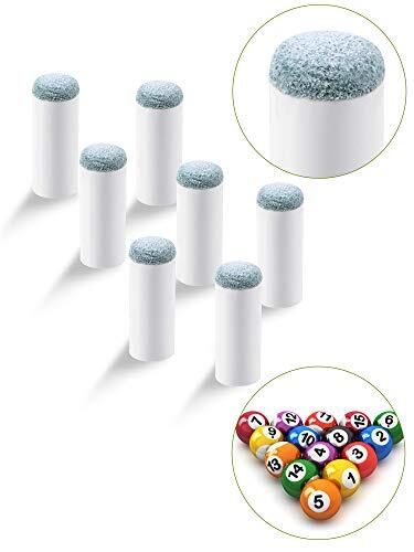 40 Pack Slip On Pool Cue Tips Replacements 4 Sizes Billiard Cue Tips