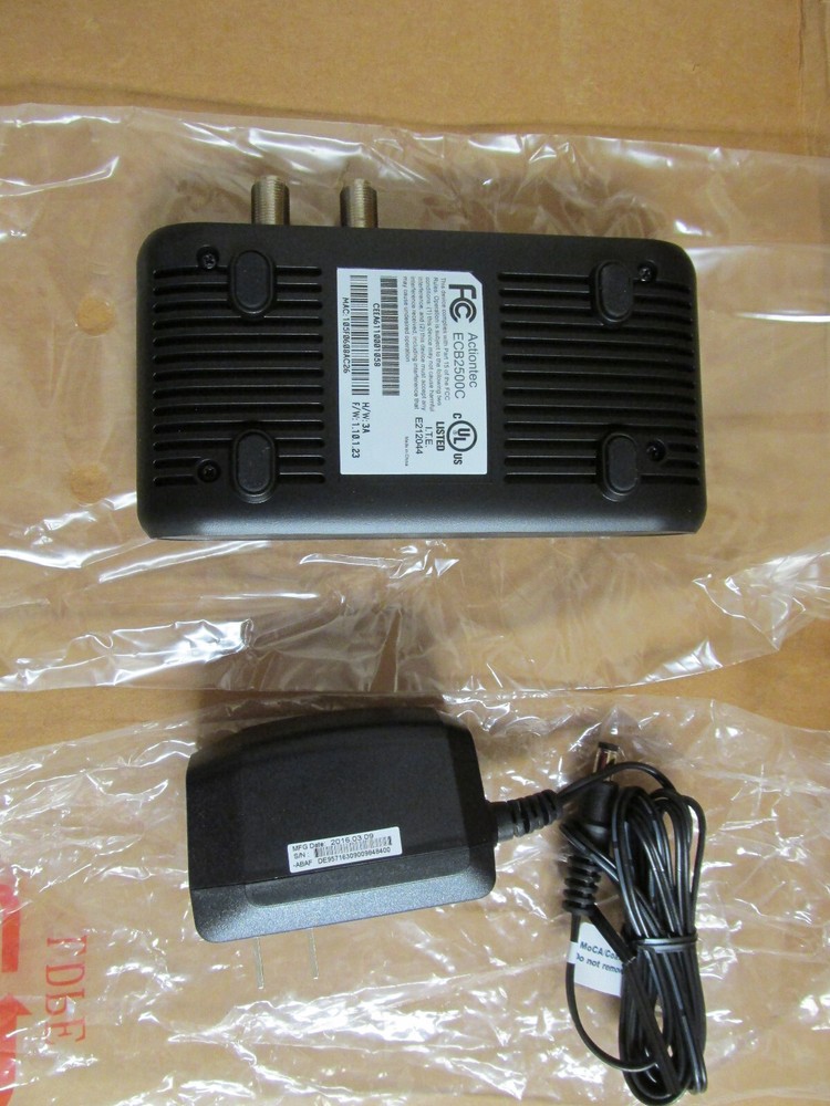 Actiontec ECB2500C MoCA Network Adapter W/Power Supply (NEW)