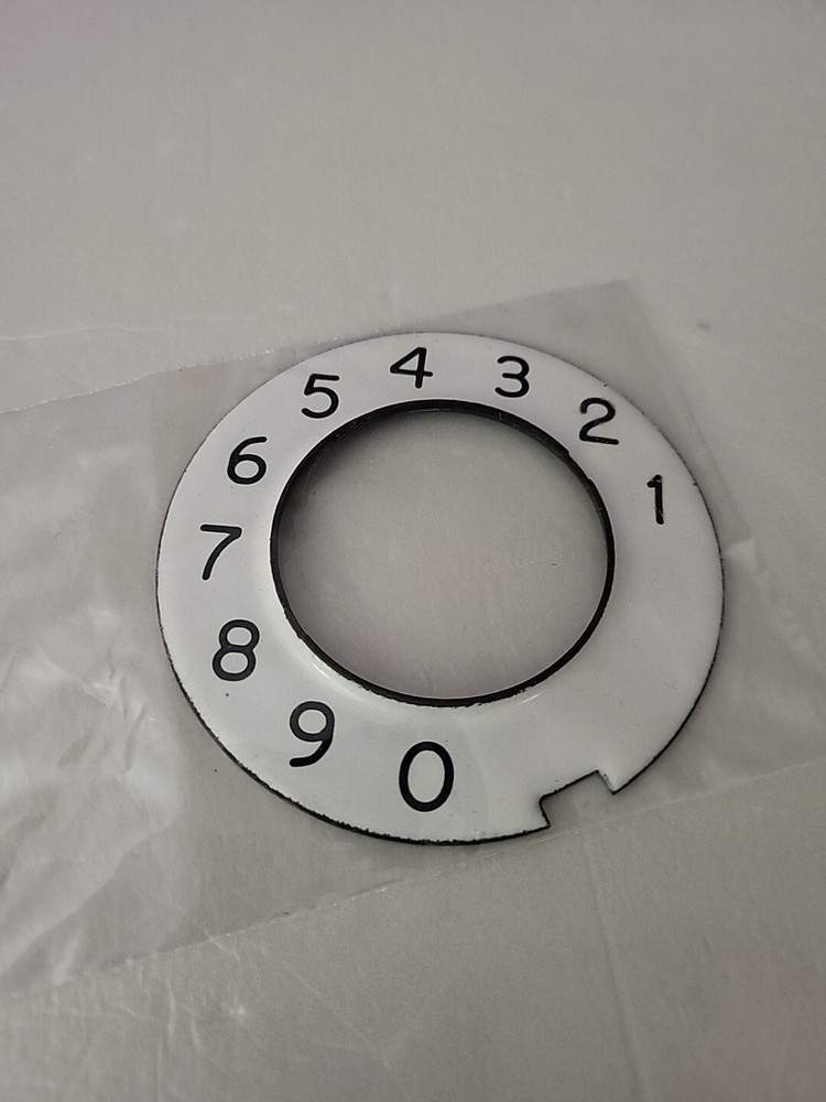 Telephone Rotary Dial Numbers