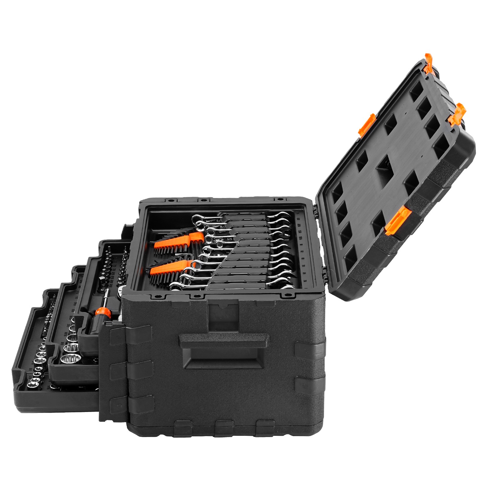 VEVOR Mechanics Tool Set and Socket Set 1/4in 3/8in 1/2 in Drive Sockets 450Pcs