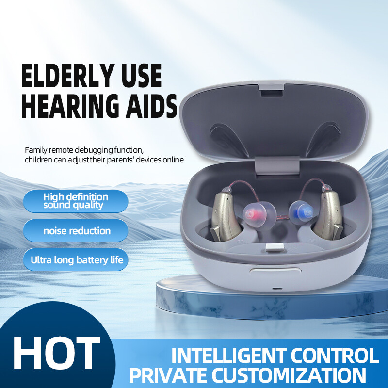 OTC Digital Hearing Aids For Seniors Adults Rechargeable With Noise Cancelling