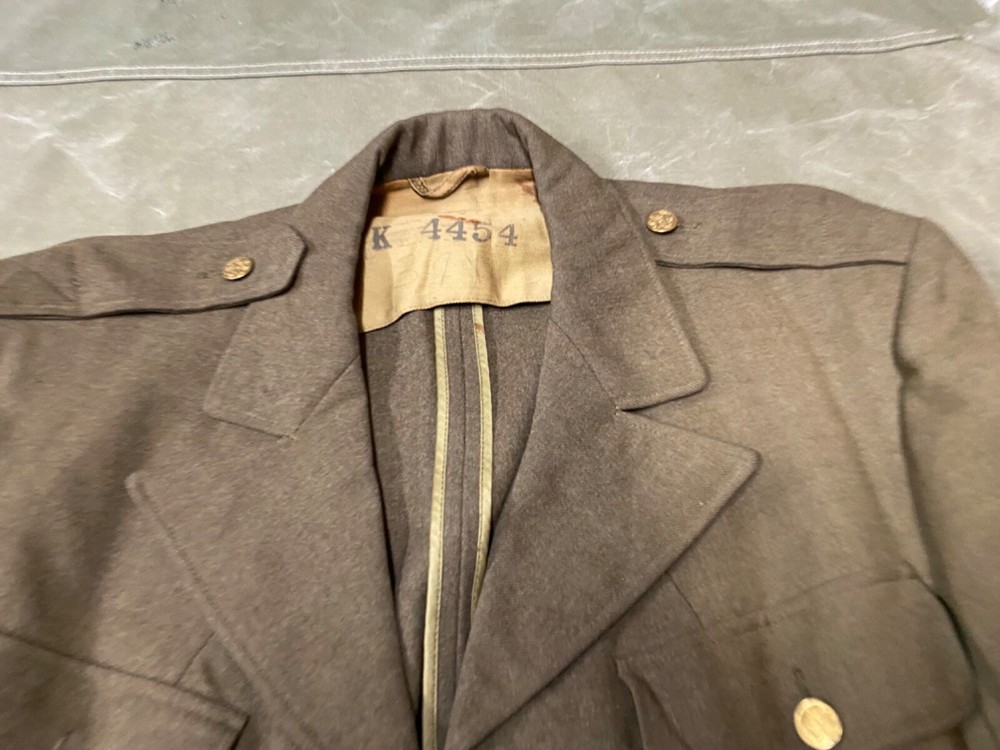 ORIGINAL WWII US ARMY M1938 CLASS A DRESS JACKET-SIZE 39EXL MEDIUM EXTRA LONG