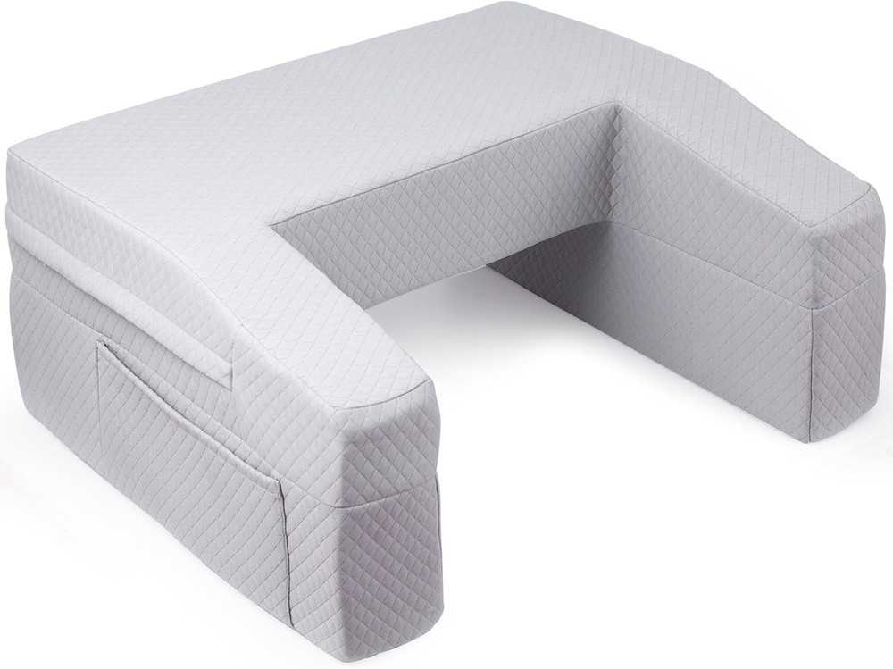 Gaming Lap Desk Pillow – Large 24″ Flat Surface Laptop Pillow Couch & Sofa –