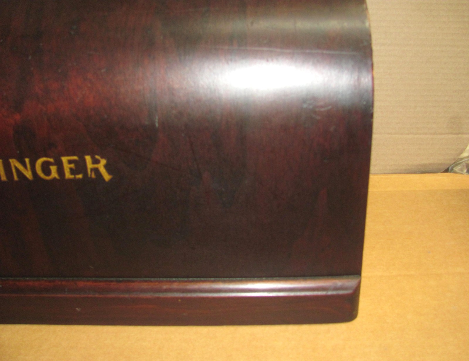 Singer Sewing Machine 99 128 Bentwood 3/4 Size Carrying Case Top Lid Only
