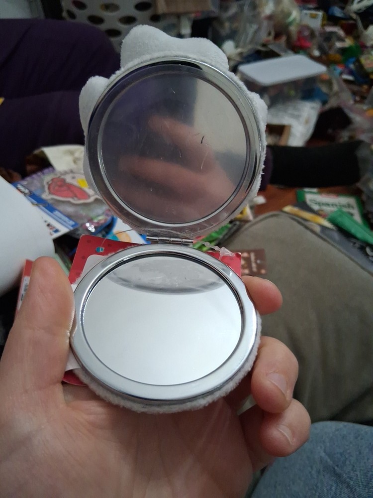 Orange Blossom Makeup Compact Mirror