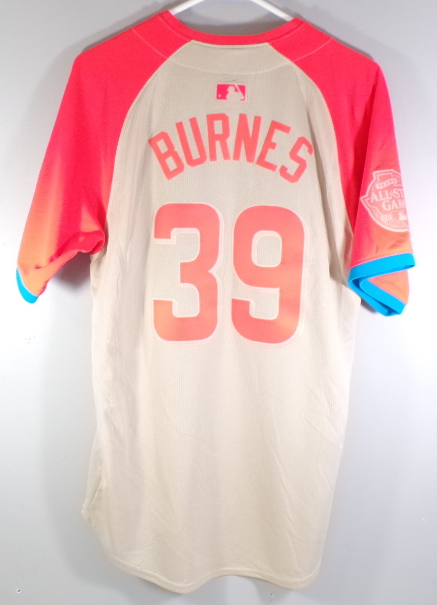 Lot of (2) Corbin Burnes #39 2024 MLB All Star Game Nike Engineered Jerseys S M