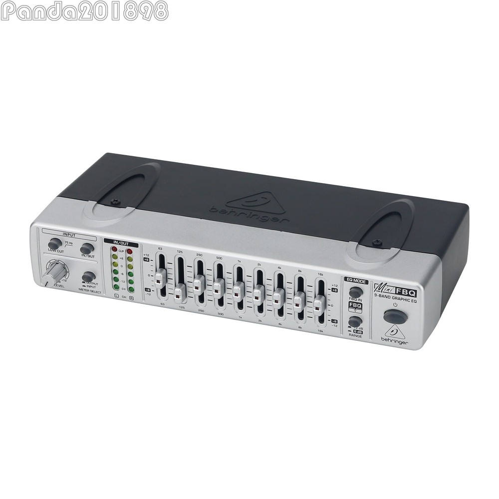 FBQ800 Ultra-compact 9-Band Graphic EQ Equalizer Audio Equalizer Processor