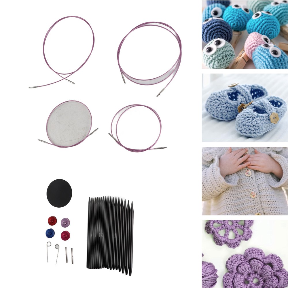 Blanket Knitting Needle Interchangeable Smoothing Circular Needle Set Ergonomic