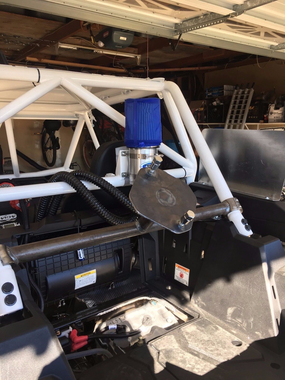 2 Steel bolt on tube clamps 1.50" 1-1/2" universal rollcage mount cage bung jeep