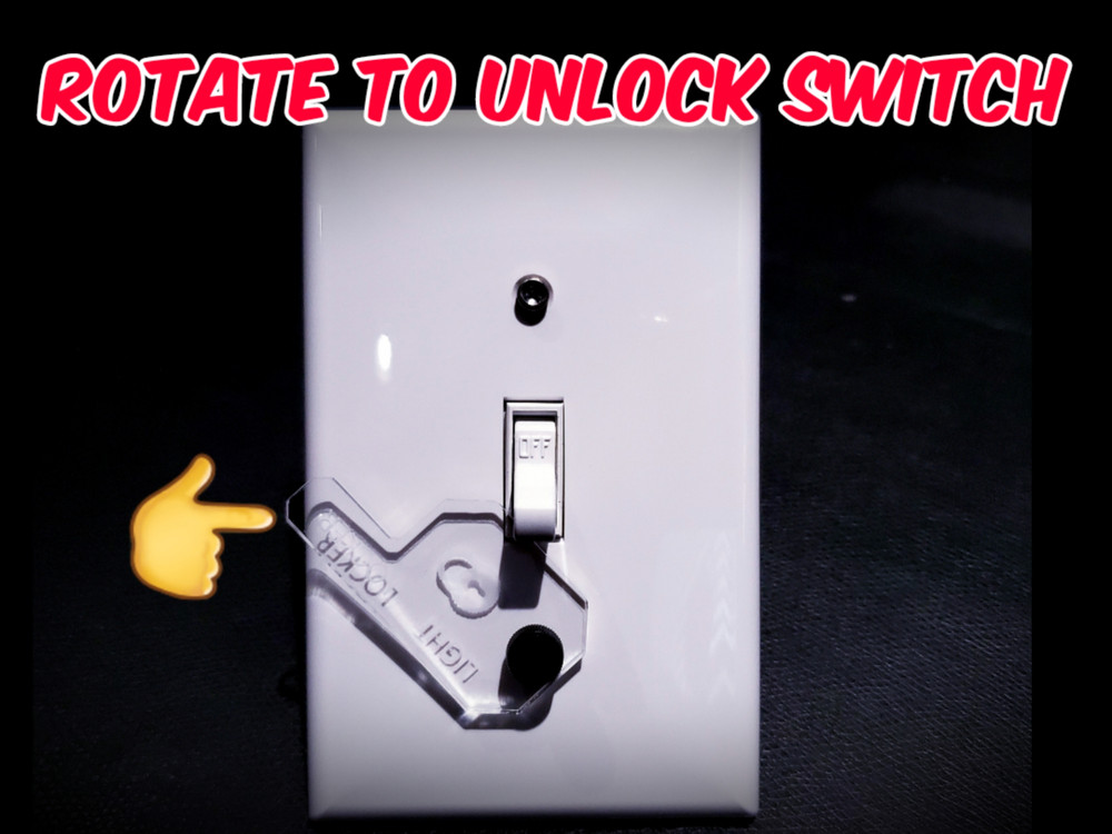 3 PACK TOGGLE LIGHT SWITCH GUARD / LOCK LOCKER FOR SWITCH - CHILD SAFETY +