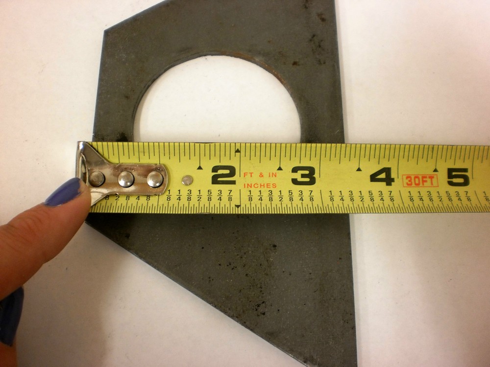 2" Weld on Support Plate For Trailer Jack