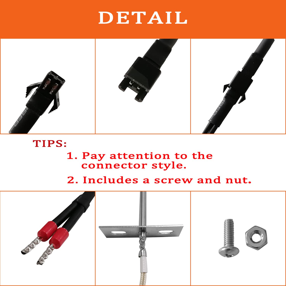 RTD Temperature Probe Sensor Replacement for Pit Boss 700 & 820 Series Smokers