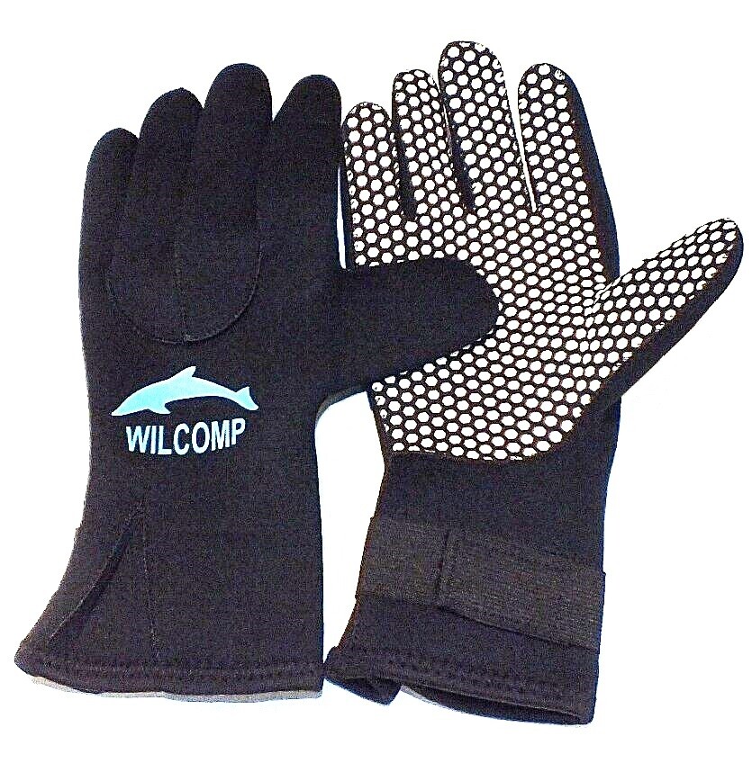 WILCOMP 3mm REINFORCED NEOPRENE DIVE GLOVES size L