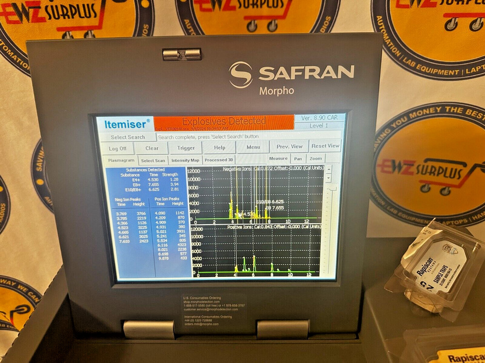 SAFRAN MORPHO ITEMISER DX Drug & Explosive Trace Detector Bundle + ROLLING CASE