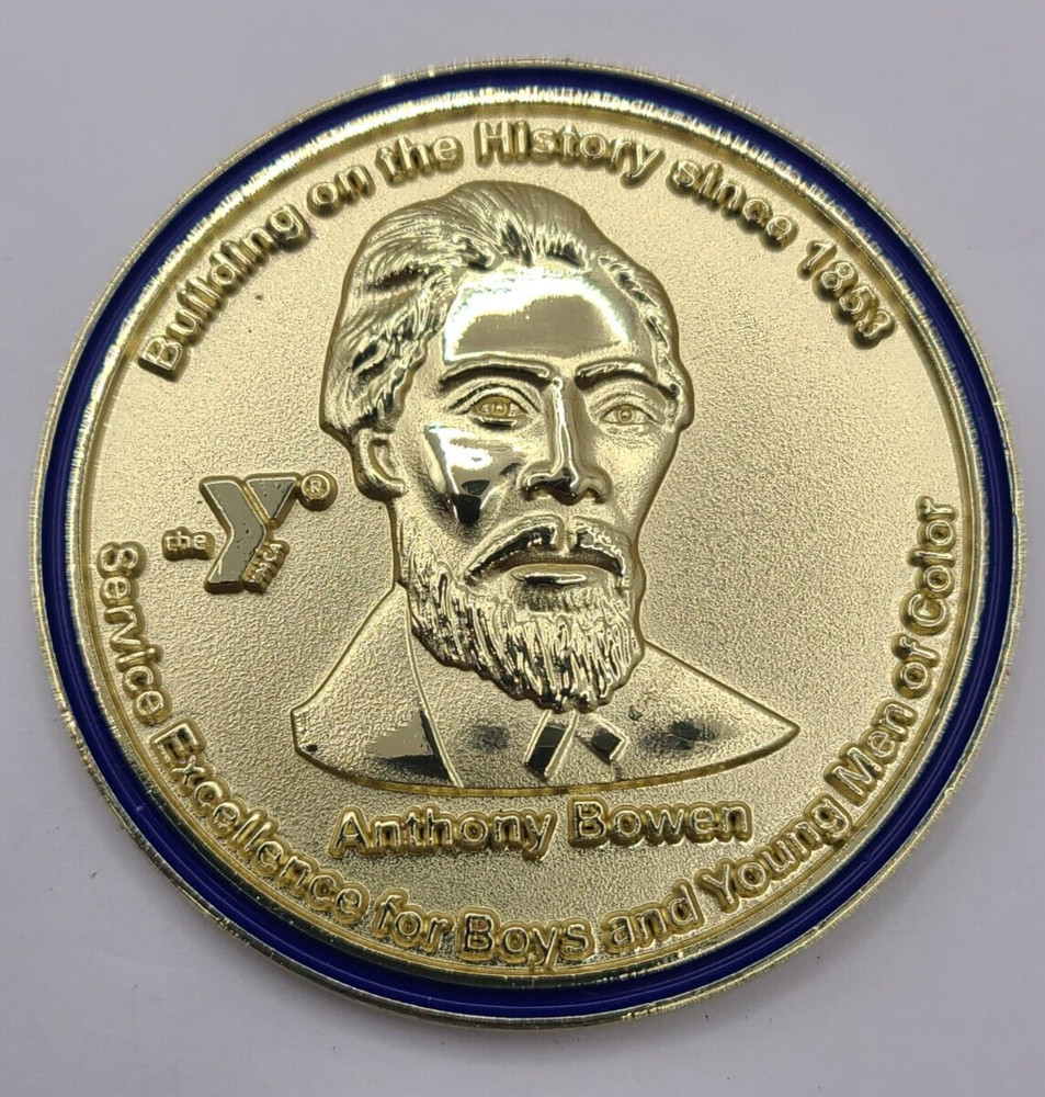 YMCA Utilizing History 2--Inch Challenge Coin