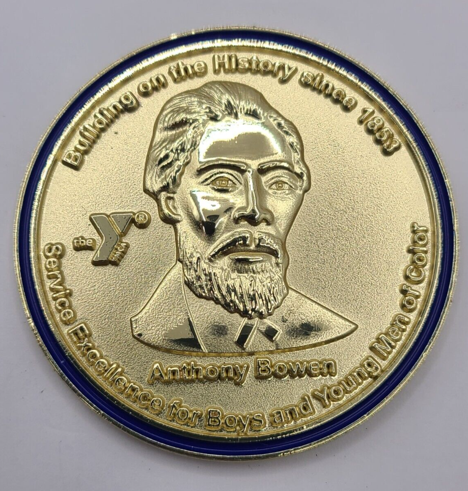 YMCA Utilizing History 2--Inch Challenge Coin