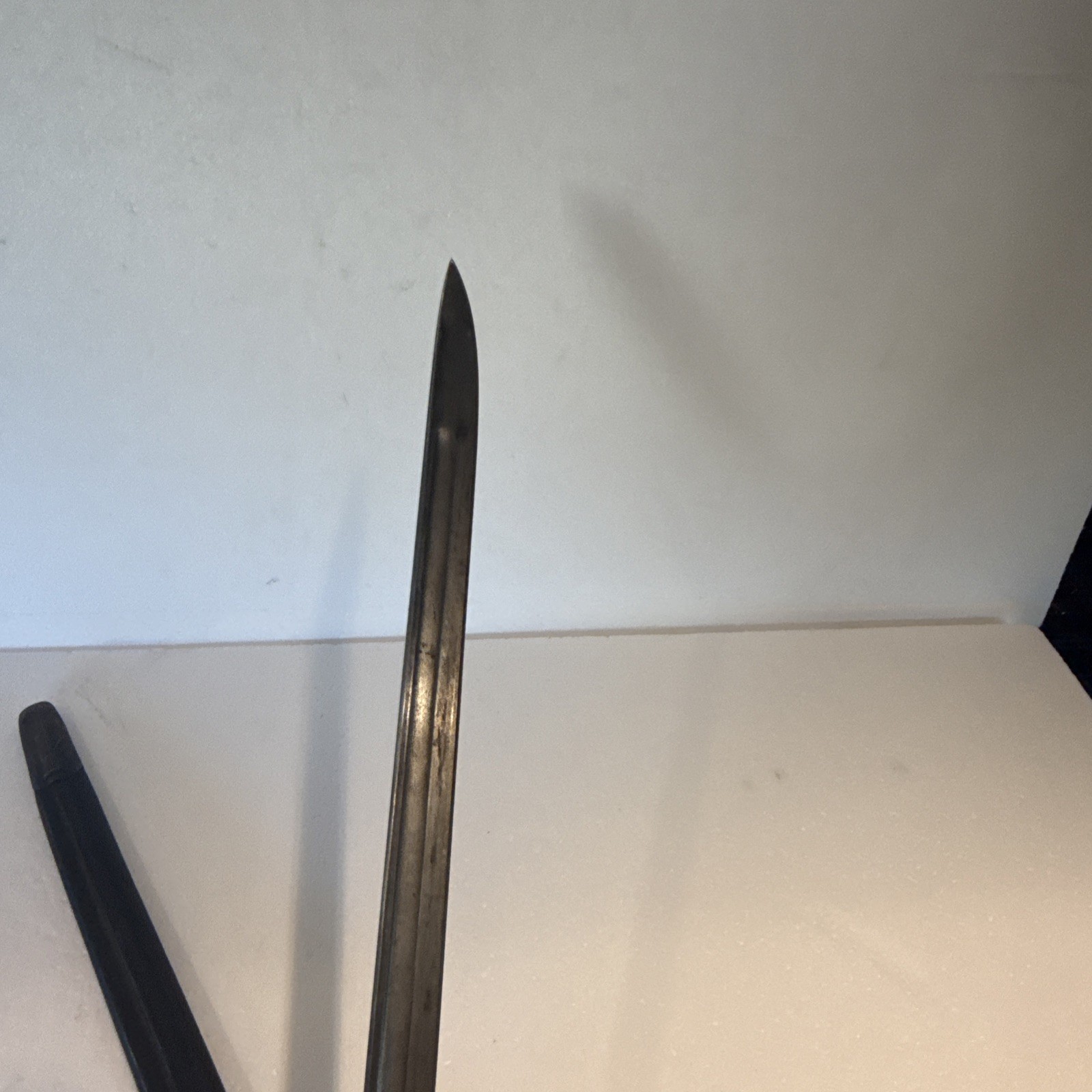 #13-8 WWI P1907 BRITISH SANDERSON ENFIELD RIFLE BAYONET 1917 SCABBARD 1907