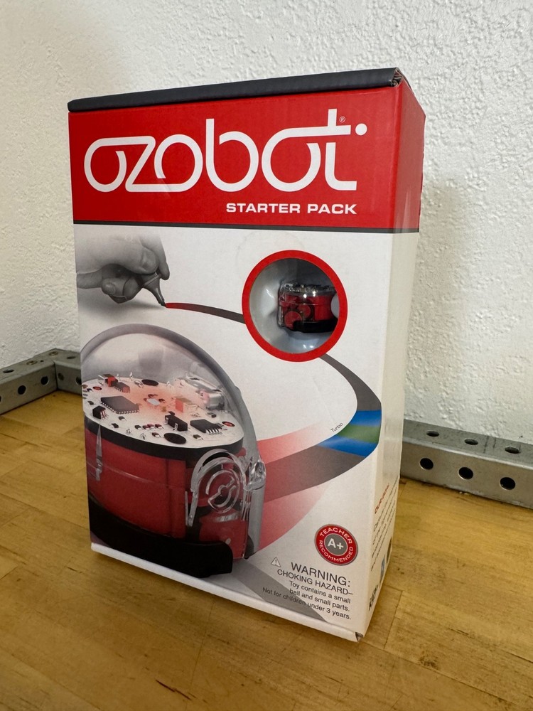 NEW Red Ozobot Starter Pack OZO-030301-04  Programmable Robot STEM