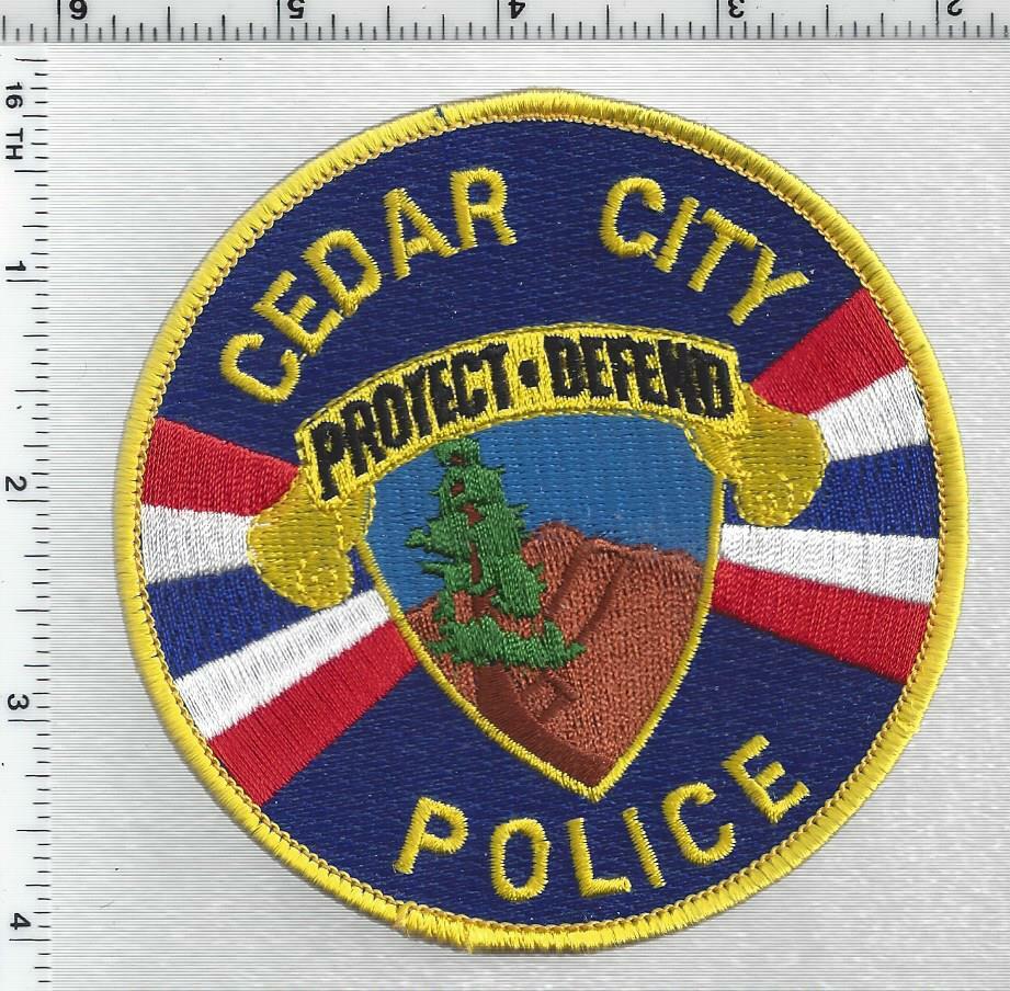 Cedar City Police (Utah) 4th Issue Shoulder Patch