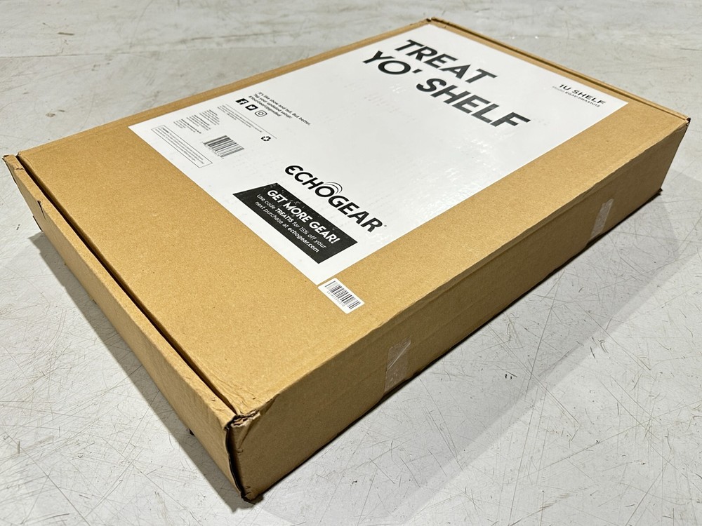 Echogear EGAV-PRAS1U12 Universal 1U Rack Shelf 25lb Max