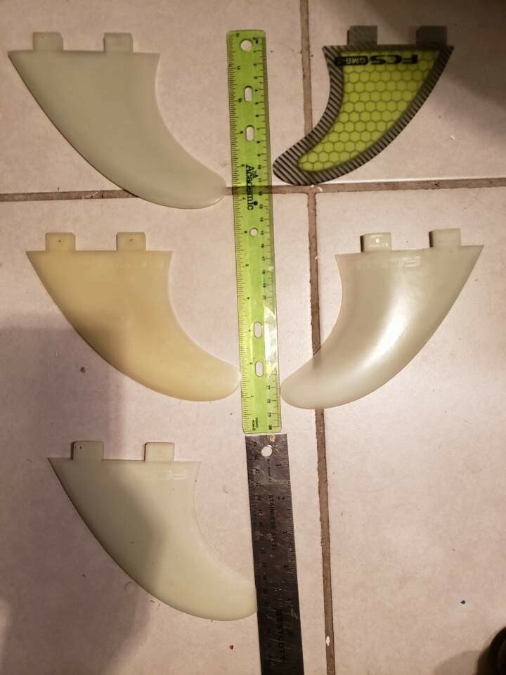 FCS Fin Surfboard Lot of Five