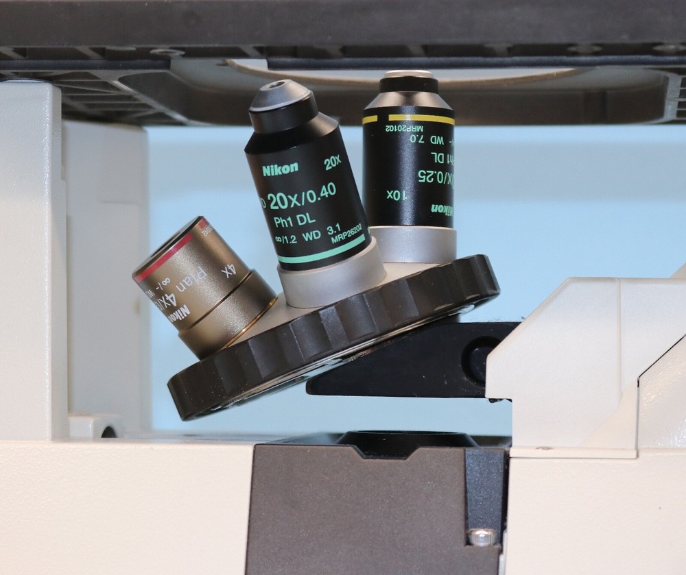 Nikon Eclipse T100 Inverted Microscope, 3 objectives