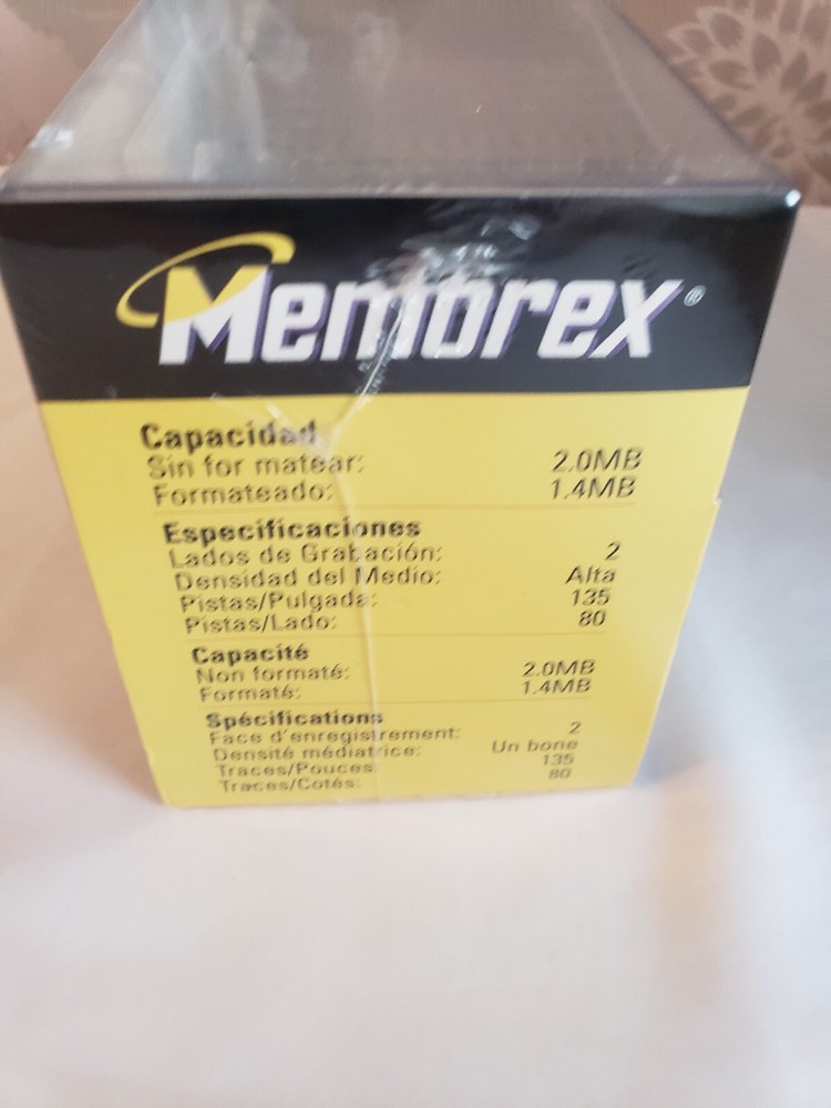 36 Memorex Mac Formatted 3.5" Computer Diskettes HD New & Sealed