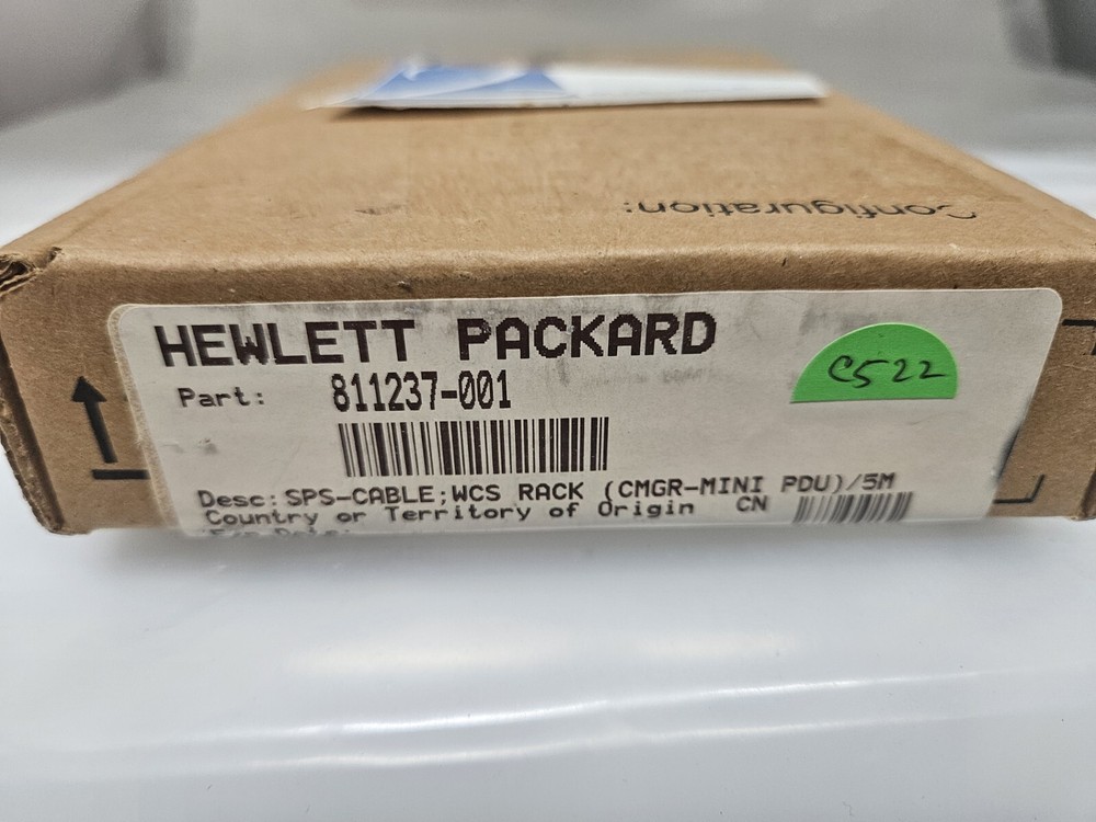 NEW - HP Cable 811237-001 WCS Rack (CMGR-Mini PDU) 5M