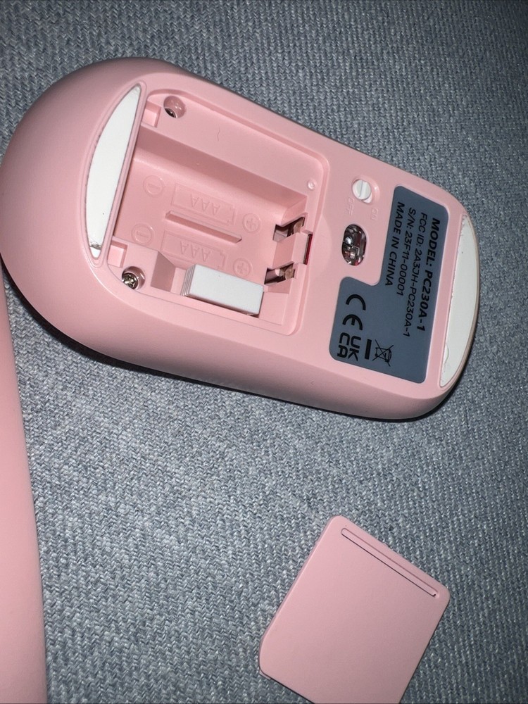 Pink Wireless Keyboard And Mouse Combo - New Without Box