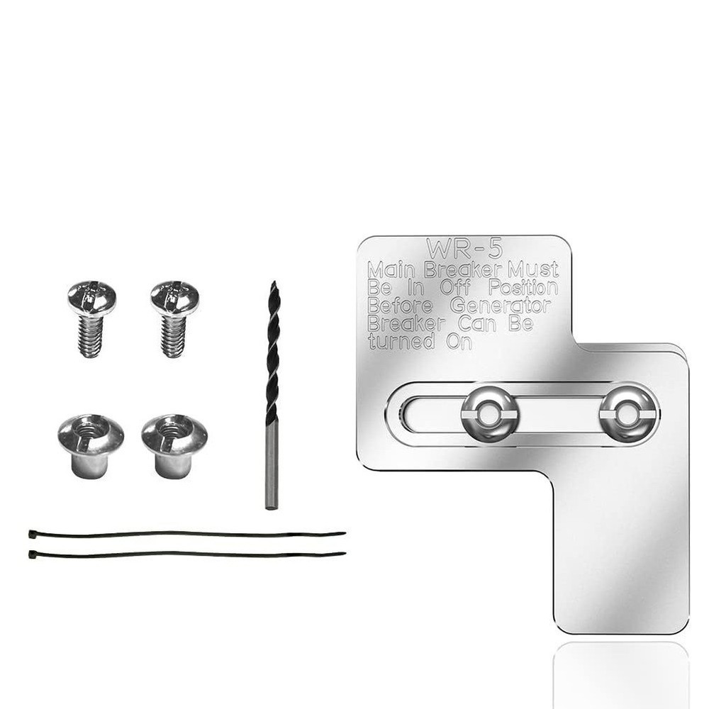 Generator Interlock Kit for Murray 100 Amp Breakers with Installation Tools