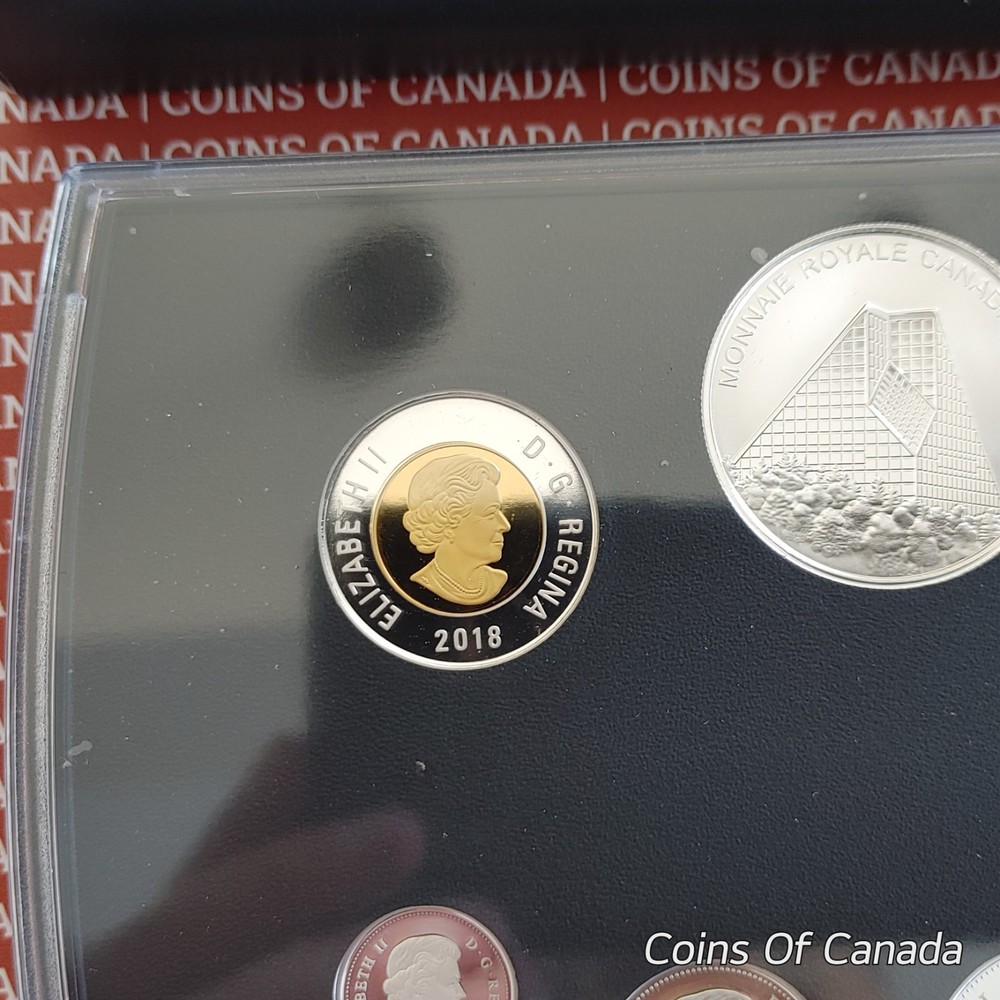 2018 Canada - Silver Colourised Classic Canadian Coins Proof Set #coinsofcanada